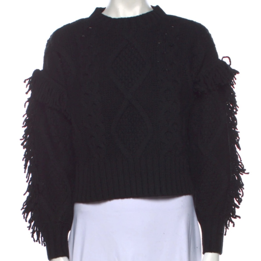 Peter Som crewneck wool blend sweater